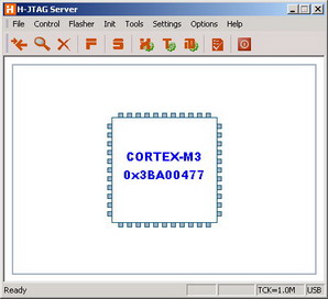 ARM仿真軟件H-JTAG Server-ARM仿真軟件:H-JTAG Server，支持ARM7,ARM9,XSCALE,CORTEX-M3；支持ADS,IAR,KEIL,RVDS