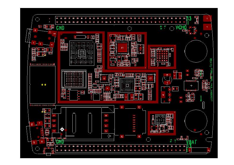 PCB--P1300手機開發(fā)套件硬件組成與特點